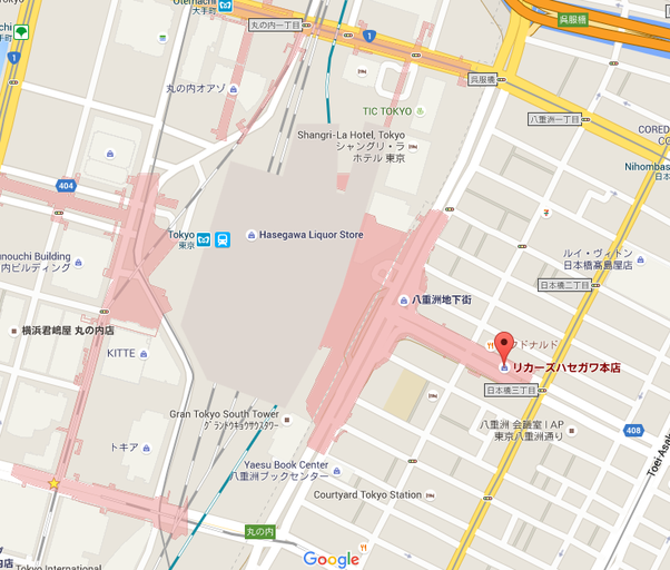 TYO Hasegawa Map